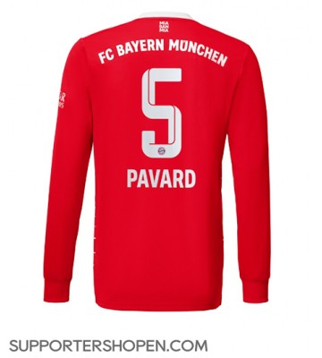 Bayern Munich Benjamin Pavard #5 Hemma Matchtröja 2022-23 Långärmad